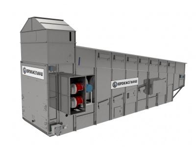 Изображение Зерносушилка конвейерная К65 (с газовой или дизельной горелкой)