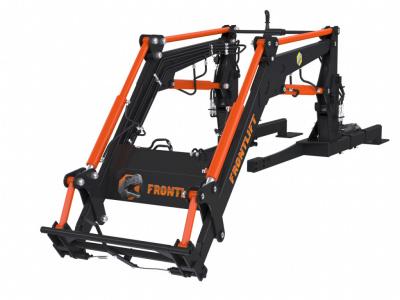 Изображение Погрузчик фронтальный FRONTLIFT М-1200.EURO, с системой параллельного ведения, к тракторам ЛМЗ, YTO, LOVOL, DEUTZ-FAHR